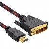 Кабель адаптер перехідник HDMI-DVI 1.5м