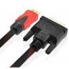 Кабель адаптер перехідник HDMI-DVI 1.5м