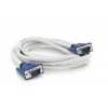 Кабель адаптер VGA 3+4 white1.5 м