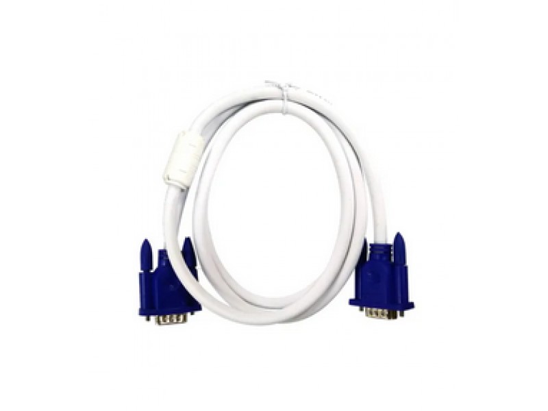 Кабель адаптер VGA 3+4 white1.5 м