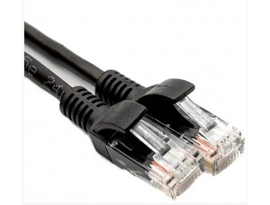 Інтернет кабель патч-корд RJ45 CAT5e LAN UTP Black 30м