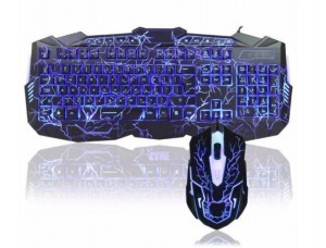 Комплект ігрової клавіатури і миші з підсвічуванням V-100