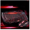 Комплект ігрової клавіатури і миші з підсвічуванням V-100