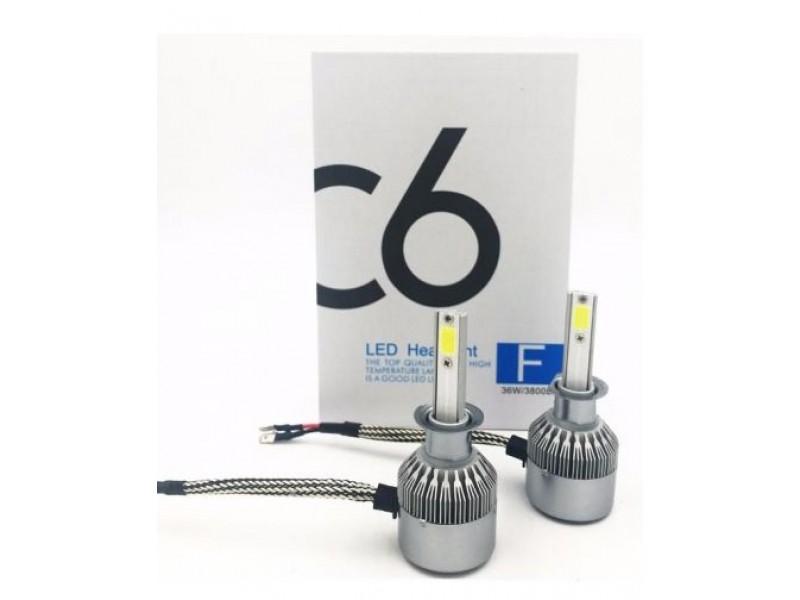 Комплект ксенонових LED ламп для автомобіля C6-H1