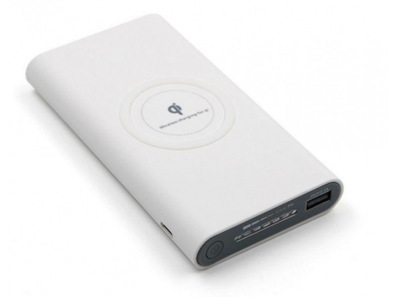 Power Bank з бездротовим зарядом QI 20 000 мАч (Білий)