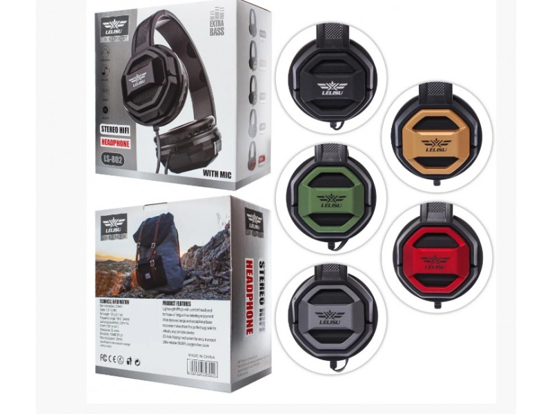 Провідні комп'ютерні навушники LELISU