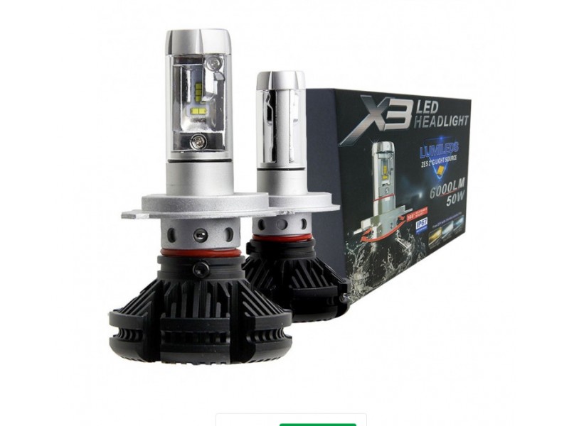 Світлодіодні LED лампи X3 H11 Світлодіодні LED лампи X3 H11