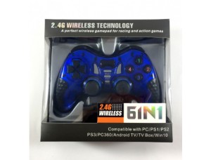 Провідний джойстик Gamepad 6 в 1 (Синій)