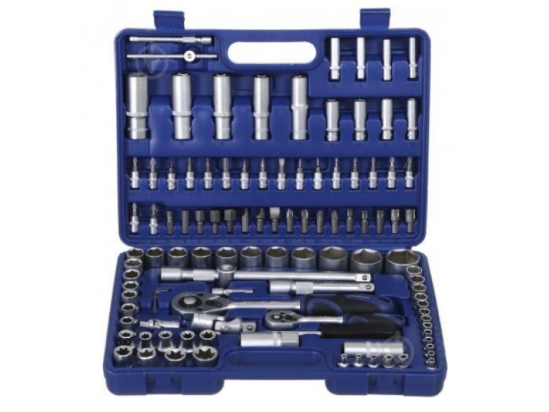 Набір інструментів для авто і будинку (108 деталей) ISO 9001