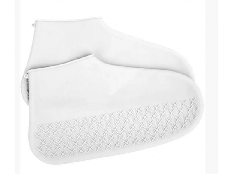 Чехли-бахили Білі (Л) (від дощу і болота для будь-якого взуття)