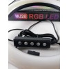 Кольцова LED лампа для села MJ26 RGB