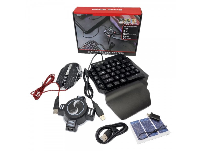 Набір клавіатури Hub для консолей і пк Converter Mix Pro з конвертером клавіатурою і мишкою
