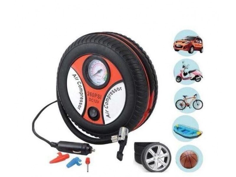 Автокомпресор Air Compressor DC12V (Колесо)