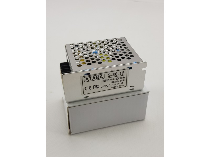 Блок живлення Ataba S-36-12 12V (3A)