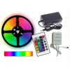 LED стрічки 5050 RGB кольорові діоди + адаптер + контролер