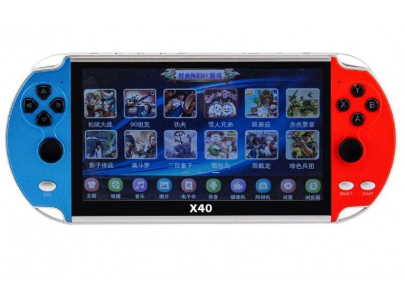 Ігрова приставка X40 / 7,1 дюймовий LCD / 3000 ігор Gamepads
