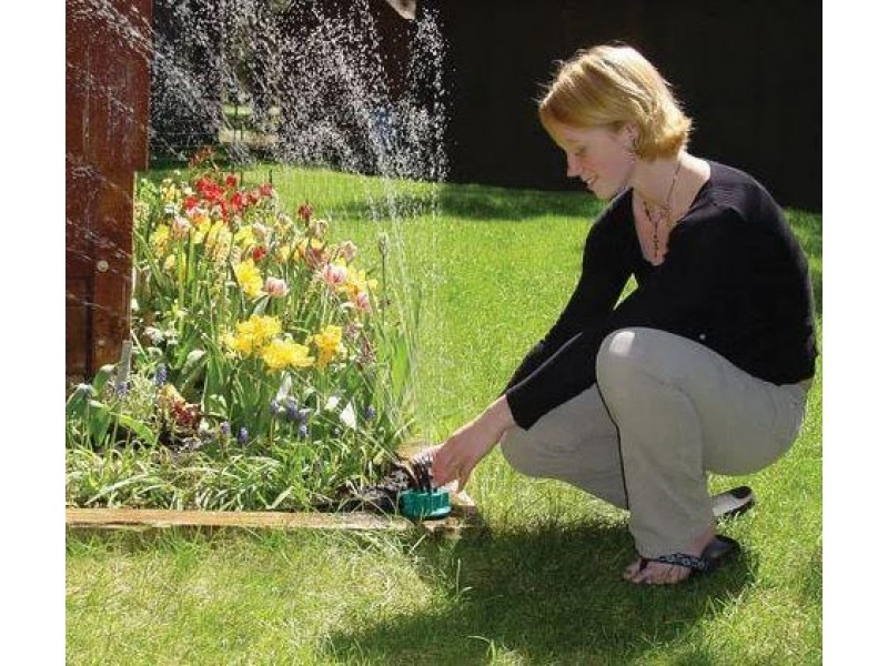 Вентилятор, що регулюється на сонячній батареї / 220В зелений