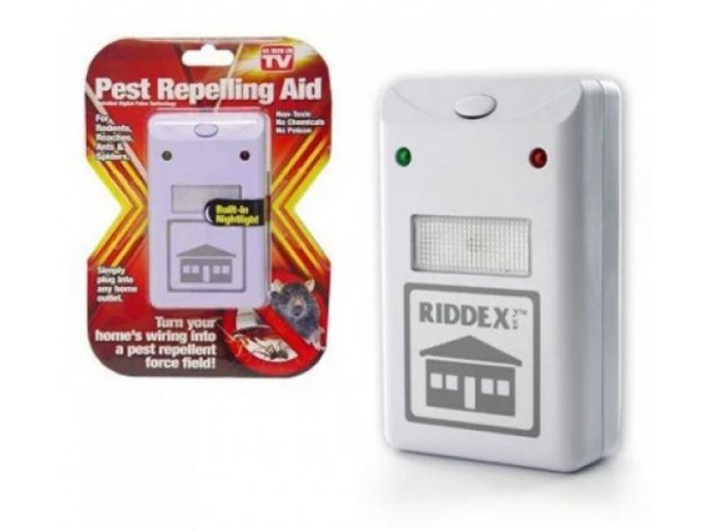 Электромагнитный отпугиватель мышей и насекомых Riddex Pest Repelling RR-214 Электромагнитный отпугиватель мышей и насекомых Riddex Pest Repelling RR-214