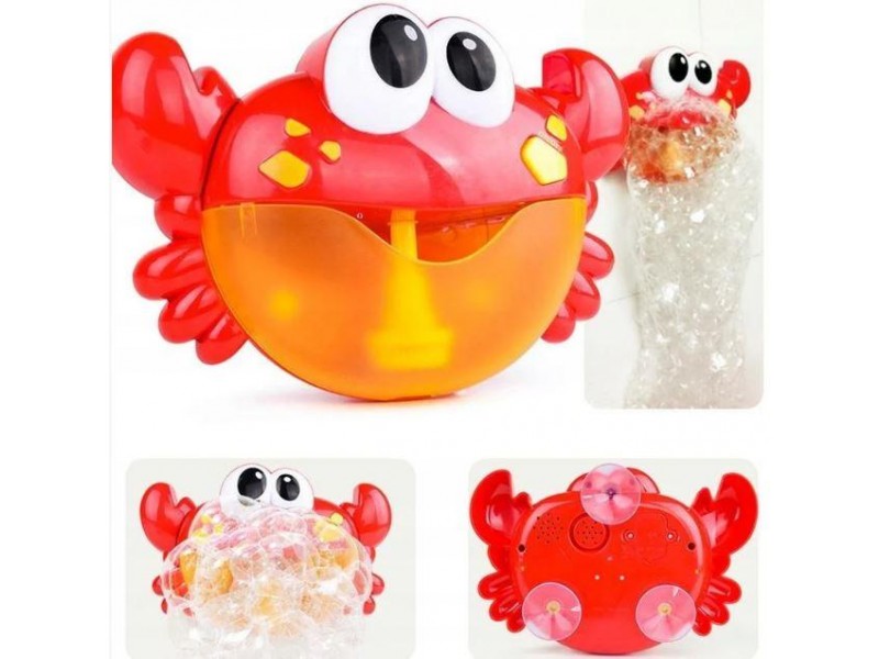 Музичний Bubble Crab іграшка для ванни піноподібний краб