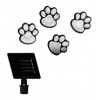 Комплект 4 шт. - Садовий світильник на сонячній батареї Solar Disk Лапки