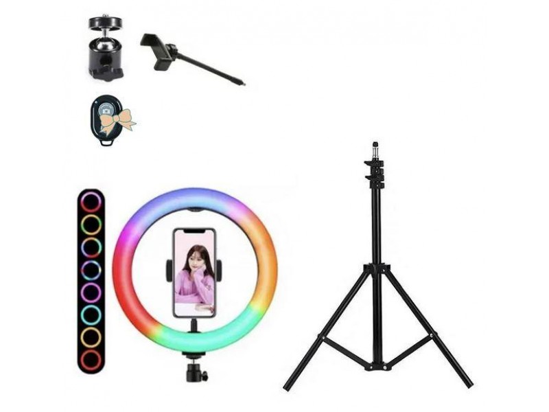 Лампа кільцева світлодіодна RGB CXB-300 Led