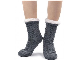 Носки плюшові Hugle Slipper Socks (сері)