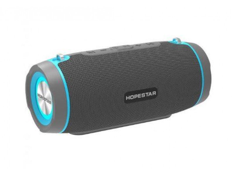 Колонка Портативна Bluetooth з динамічним освітленням Hpestar H45 Чорносиня Колонка Портативна Bluetooth з динамічним освітленням Hpestar H45 Чорносиня