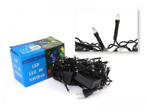 Гірлянда нового дня Дощука конічна лампа 5м 240LED (теплий білий) 240-SHORT-CURTAIN-5M-WW (чернений)