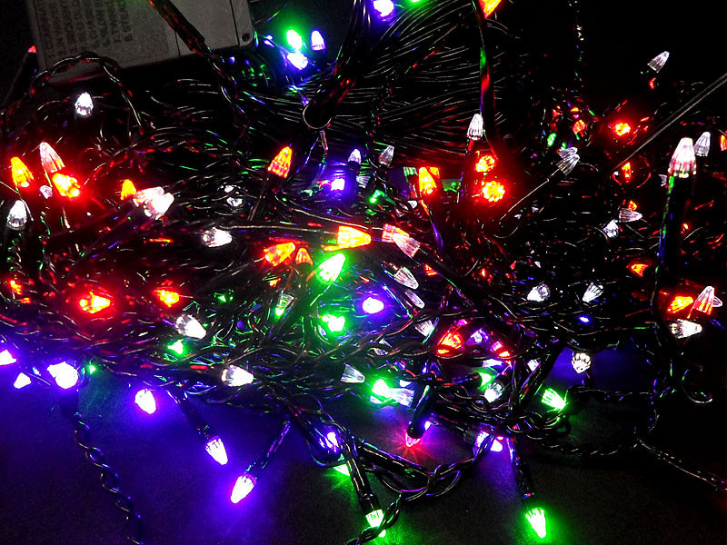 Гірлянда нового дня лампа конічного перерізу 7м 320LED (білий) 320-SHORT-CURTAIN-7M-W