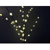 Гірлянда новорічне дерево фольга скло Silver 1,5м 66LED (плитний білий) TREE-1-5-WW-3