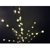 Гірлянда новорічне дерево фольга скло Silver 1,5м 66LED (плитний білий) TREE-1-5-WW-3