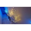 Гірлянда новорічне дерево фольга скло Silver 1,5м 66LED (плитний білий) TREE-1-5-WW-3