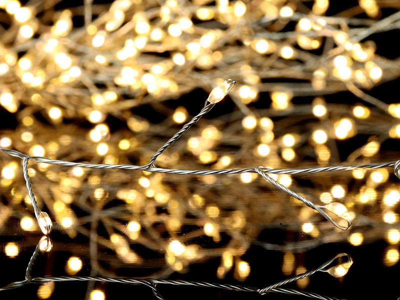 Гірлянда новорічного штору 3,0мХ1,0м Крапля 300LED (теплий білий) COPPER-WIRE-300WW-8