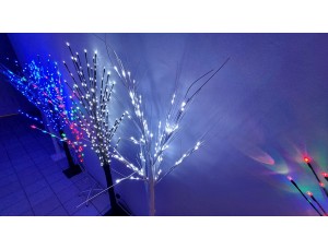 Гірлянда новорічне дерево біле White 1,5 100LED (білий) TREE-1-5-W