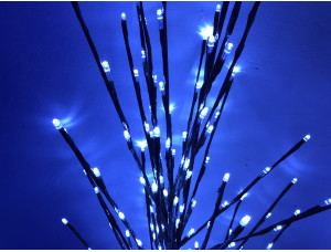 Гірлянда новорічне коричневе дерево Brown 1,5м 220LED (білий) TREE-1-5-W-1