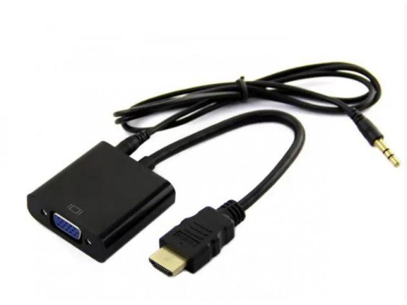 HDMI на VGA 1080p адаптер конвертер відео перехід кабель T2