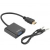 HDMI на VGA 1080p адаптер конвертер відео перехід кабель T2