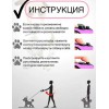 Повідець-рулетка BauTech 3 м для собак на стрічці в червоному кольорі