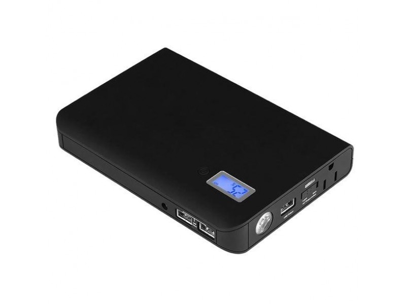 УМБ для ноуТелевізорука, телефону VHG KR881 24000 mAh 85 W Portable AC Power Bank Black