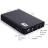 УМБ для ноуТелевізорука, телефону VHG KR881 24000 mAh 85 W Portable AC Power Bank Black