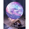 Нічник Місяць колірний великий 3D RGB з пультом д/в та аккумулятором