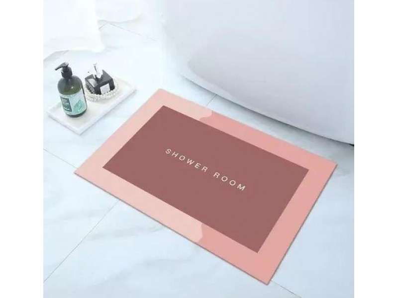 Килимки для підлоги рожевий Shower Room 60x30см
