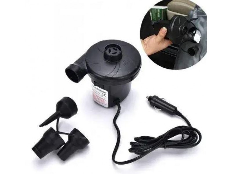 Насос електричний автомобільний для надування матраців Electric Air Pump CZ-198 12V
