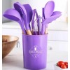 Набір кухонного приладдя 12 предметів Kitchen Set фіолетовий