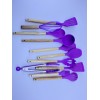 Набір кухонного приладдя 12 предметів Kitchen Set фіолетовий