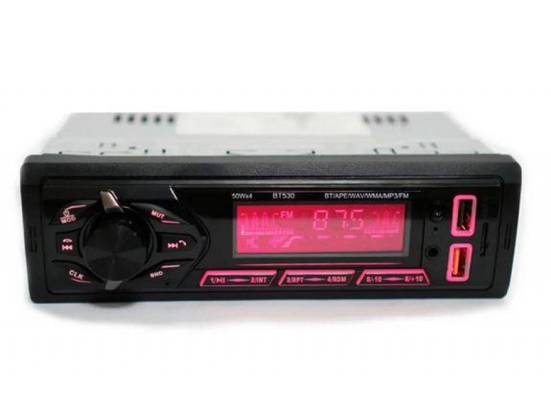 Автомагнітола BT 530 MP3/USB/AUX RGB підсвітка
