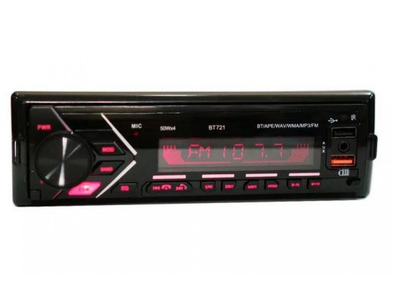 Автомагнітола BT 721 MP3/USB/AUX RGB підсвітка Автомагнітола BT 721 MP3/USB/AUX RGB підсвітка