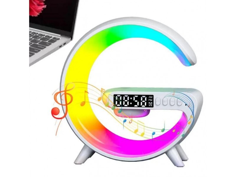 Будильник світильник з Bluetooth динамік 15 В зарядний RGB 40 Будильник світильник з Bluetooth динамік 15 В зарядний RGB 40